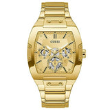 Guess Phoenix Multi Function Gold Dial Gold Steel Strap Watch for Men - GW0456G2 Buy Now By Guess