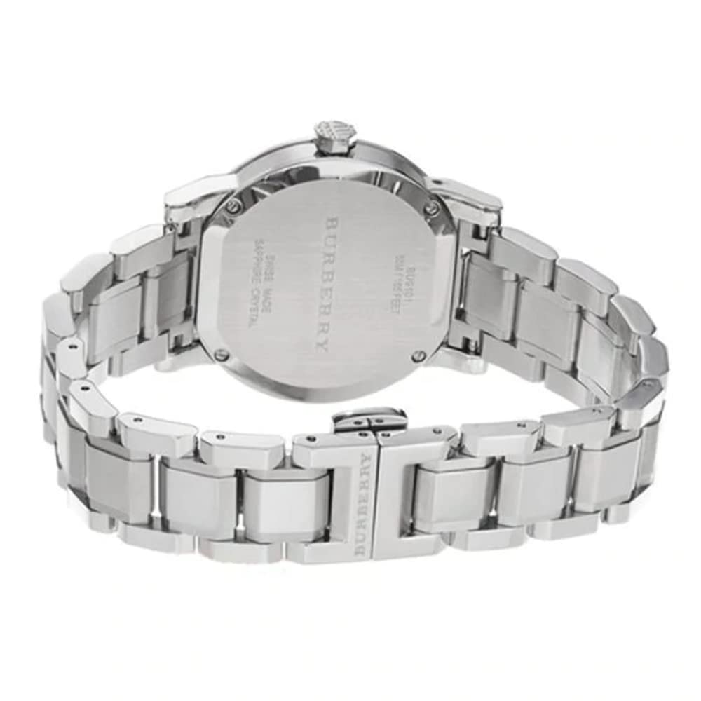 Burberry The City White Dial Silver Steel Strap Watch for Women - BU9100 Buy Now By Burberry