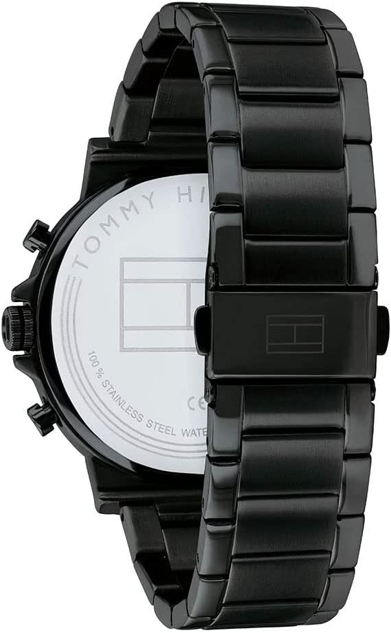 Tommy Hilfiger Daniel Black Dial Black Steel Strap Watch for Men - 1710414 Buy Now By Tommy Hilfiger