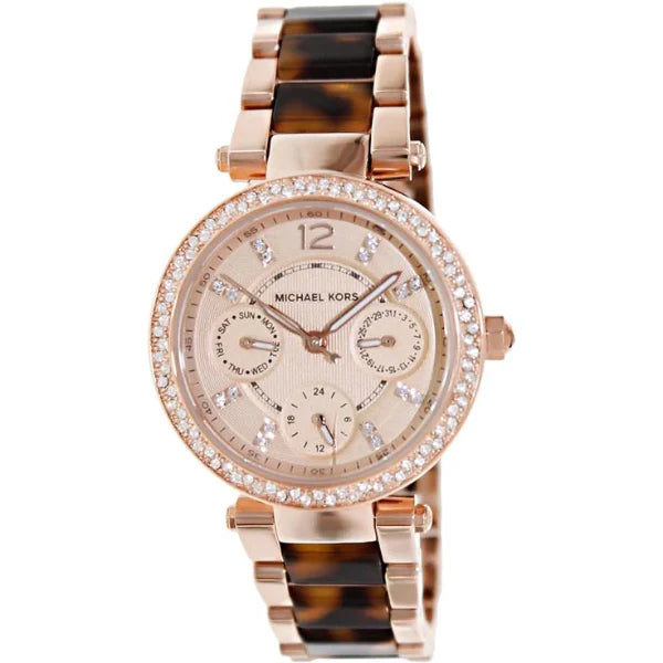 Michael Kors Parker Gold Dial Two Tone Steel Strap Watch for Women - MK5841 Buy Now By Michael Kors