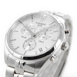 Tissot T Classic PR 100 Chronograph Silver Dial Silver Steel Strap Watch For Men - T101.417.11.031.00 Buy Now By Tissot