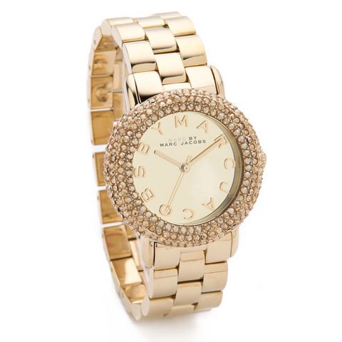 Marc Jacobs Marci Gold Dial Gold Steel Strap Watch for Women - MBM3191 Buy Now By Marc Jacobs