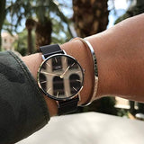 Daniel Wellington Petite Ashfield Black Dial Black Mesh Strap Watch For Women - DW00100246 Buy Now By Daniel Wellington