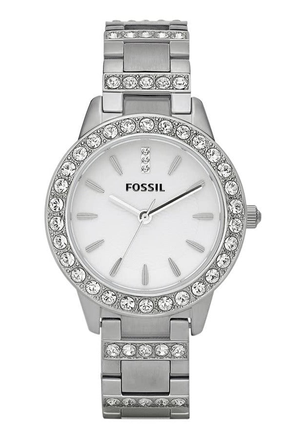 Fossil Jesse White Dial Silver Steel Strap Watch for Women - ES2362 Buy Now By Fossil