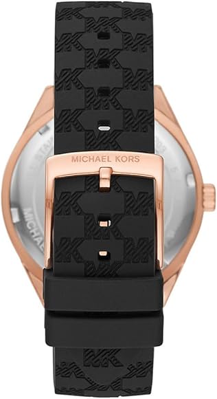 Michael Kors Jessa Quartz Black Dial Black Silicone Strap Watch For Women - MK7266 Buy Now By Michael Kors