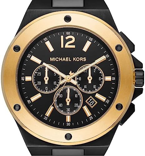 Michael Kors Lennox Chronograph Black Dial Black Steel Strap Watch For Men - MK8941 Buy Now By Michael Kors