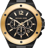 Michael Kors Lennox Chronograph Black Dial Black Steel Strap Watch For Men - MK8941 Buy Now By Michael Kors