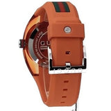 Gucci Sync XXL Quartz Orange Dial Orange Rubber Strap Unisex Watch - YA137108 Buy Now By Gucci