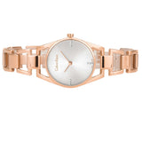 Calvin Klein Dainty Diamonds Silver Dial Rose Gold Steel Strap Watch for Women - K7L2364T Buy Now By Calvin Klein