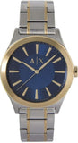Armani Exchange Nico Quartz Blue Dial Two Tone Steel Strap Watch For Men - AX2332 Buy Now By Armani Exchange