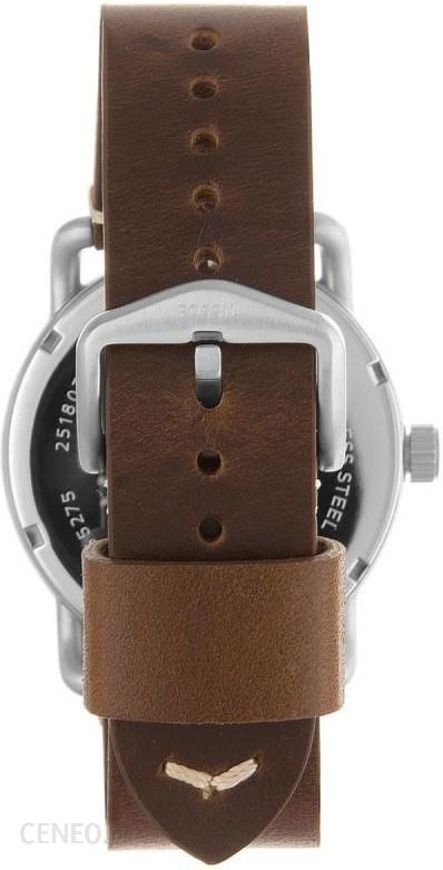 Fossil The Commuter White Dial Brown Leather Strap Watch for Men - FS5275 Buy Now By Fossil