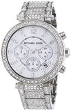 Michael Kors Parker Mother of Pearl Dial Diamonds Silver Steel Strap Watch for Women - MK5572 Buy Now By Michael Kors