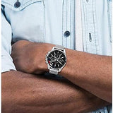 Tommy Hilfiger Mason Multifunction Black Dial Silver Steel Strap Watch For Men - 1791936 Buy Now By Tommy Hilfiger