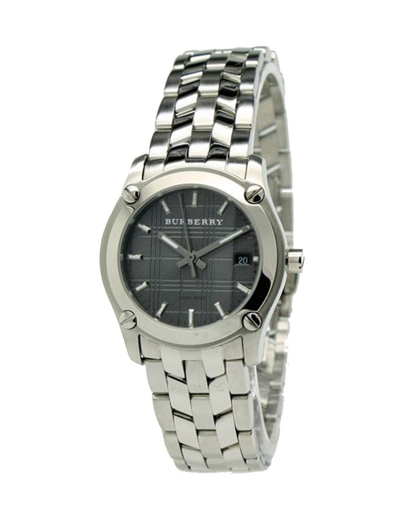 Burberry Herringbone Grey Dial Silver Steel Strap Watch for Women - BU1851 Buy Now By Burberry