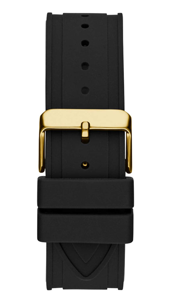 Guess Momentum Black Dial Black Rubber Strap Watch for Men - GW0263G1 Buy Now By Guess