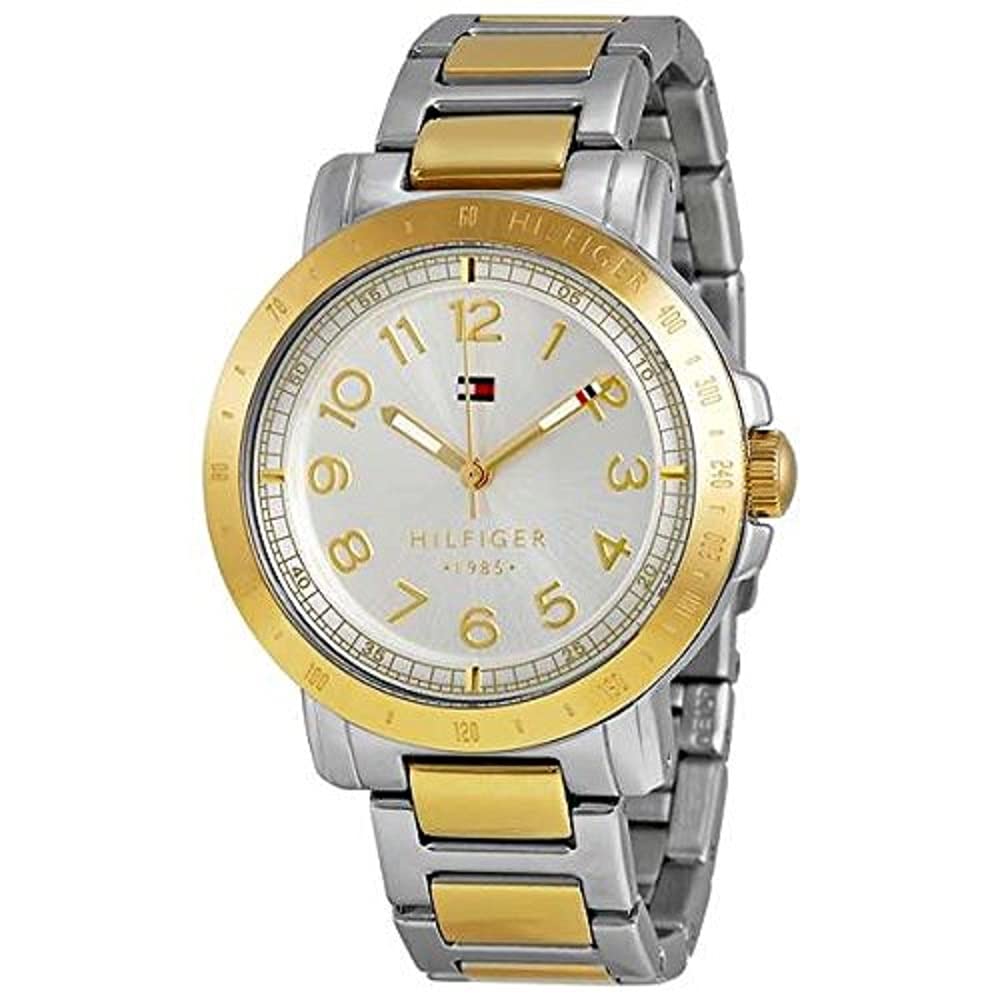 Tommy Hilfiger Damen Silver Dial Two Tone Steel Strap Watch for Women - 1781398 Buy Now By Tommy Hilfiger
