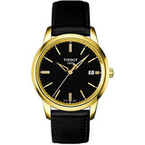 Tissot T Classic Dream Black Dial Black Leather Strap Watch for Men - T033.410.36.051.01 Buy Now By Tissot