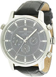 Tommy Hilfiger Harrison Chronograph Black Dial Black Leather Strap Watch for Men - 1790875 Buy Now By Tommy Hilfiger