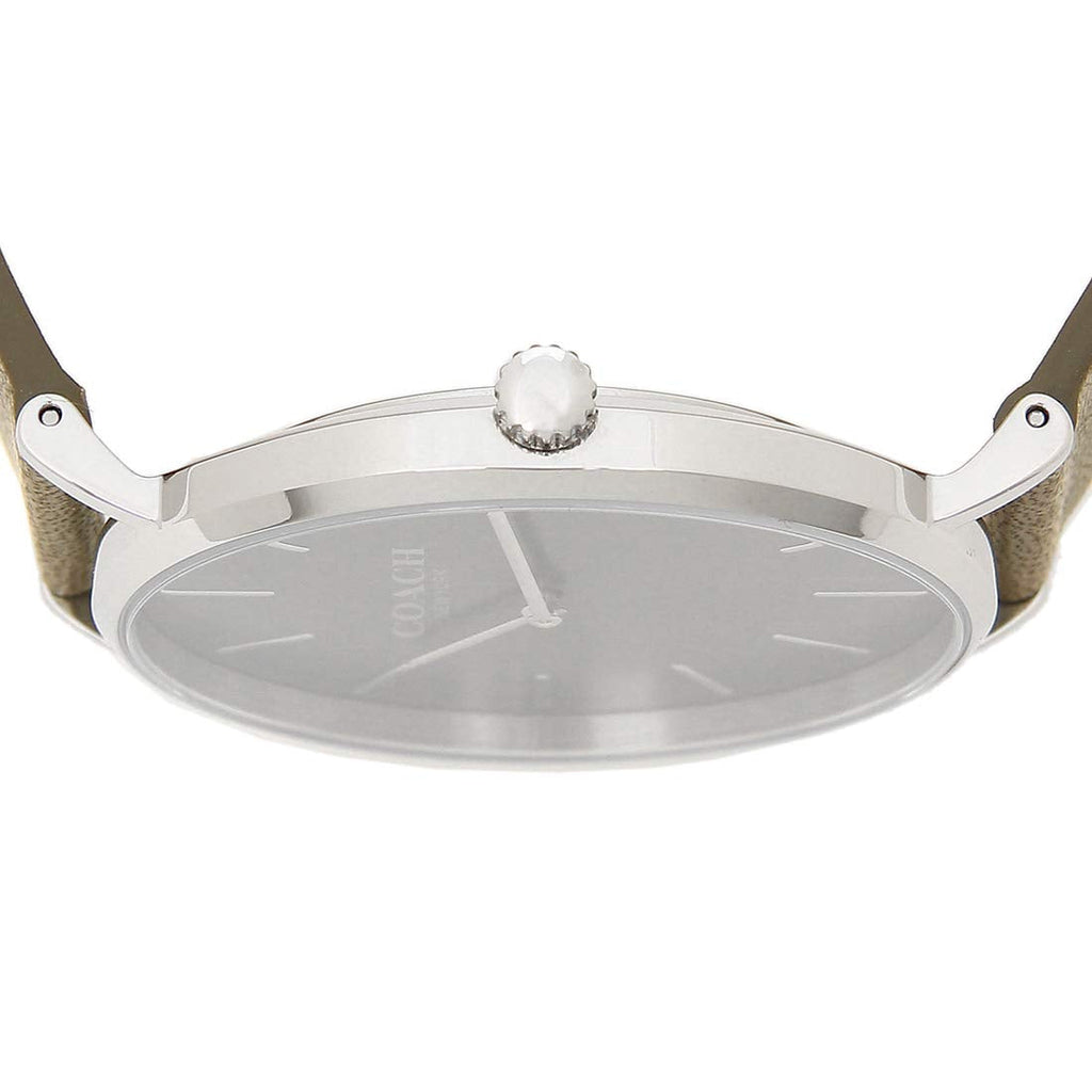 Coach Charles Grey Dial Brown Leather Strap Watch for Men - 14602153 Buy Now By Coach