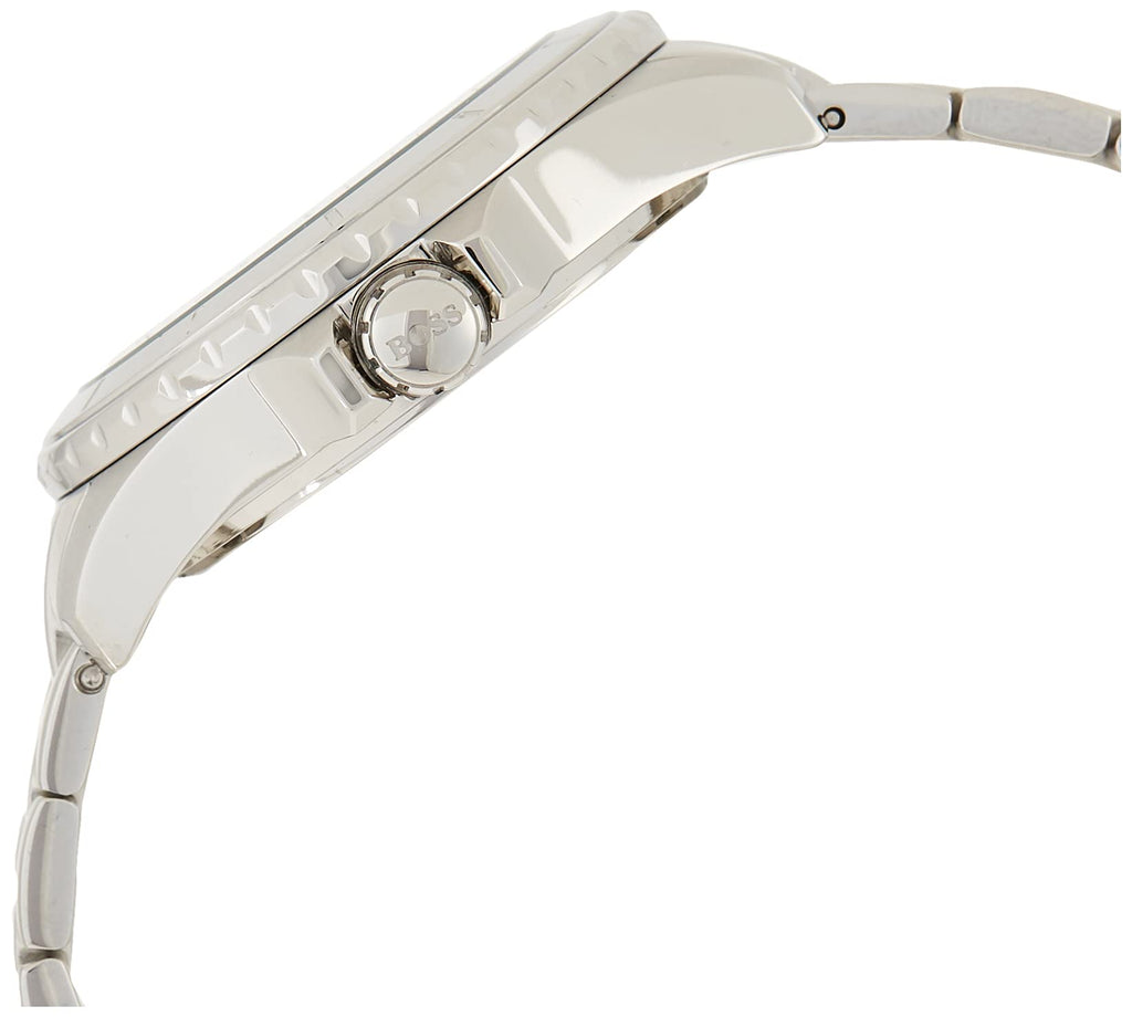 Hugo Boss Premiere Rose Gold Dial Silver Steel Strap Watch for Women - 1502444 Buy Now By Hugo Boss