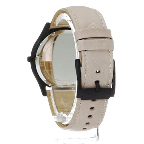 Michael Kors Slim Runway Black Dial Beige Leather Strap Watch For Men - MK8510 Buy Now By Michael Kors