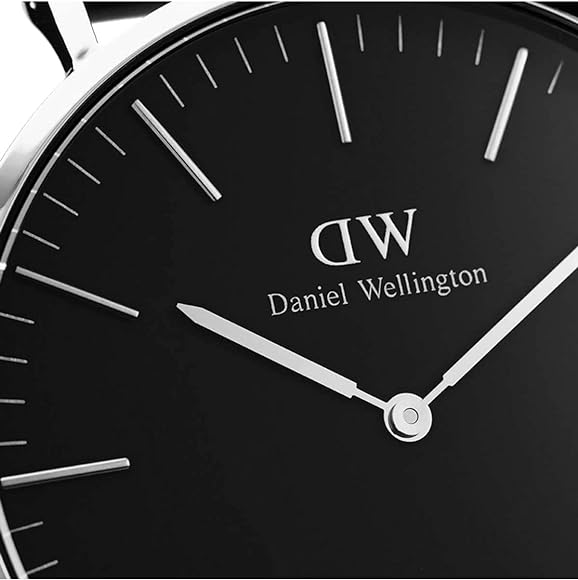 Daniel Wellington Classic Bayswater Black Dial Black NATO Strap Watch For Women - DW00100282 Buy Now By Daniel Wellington