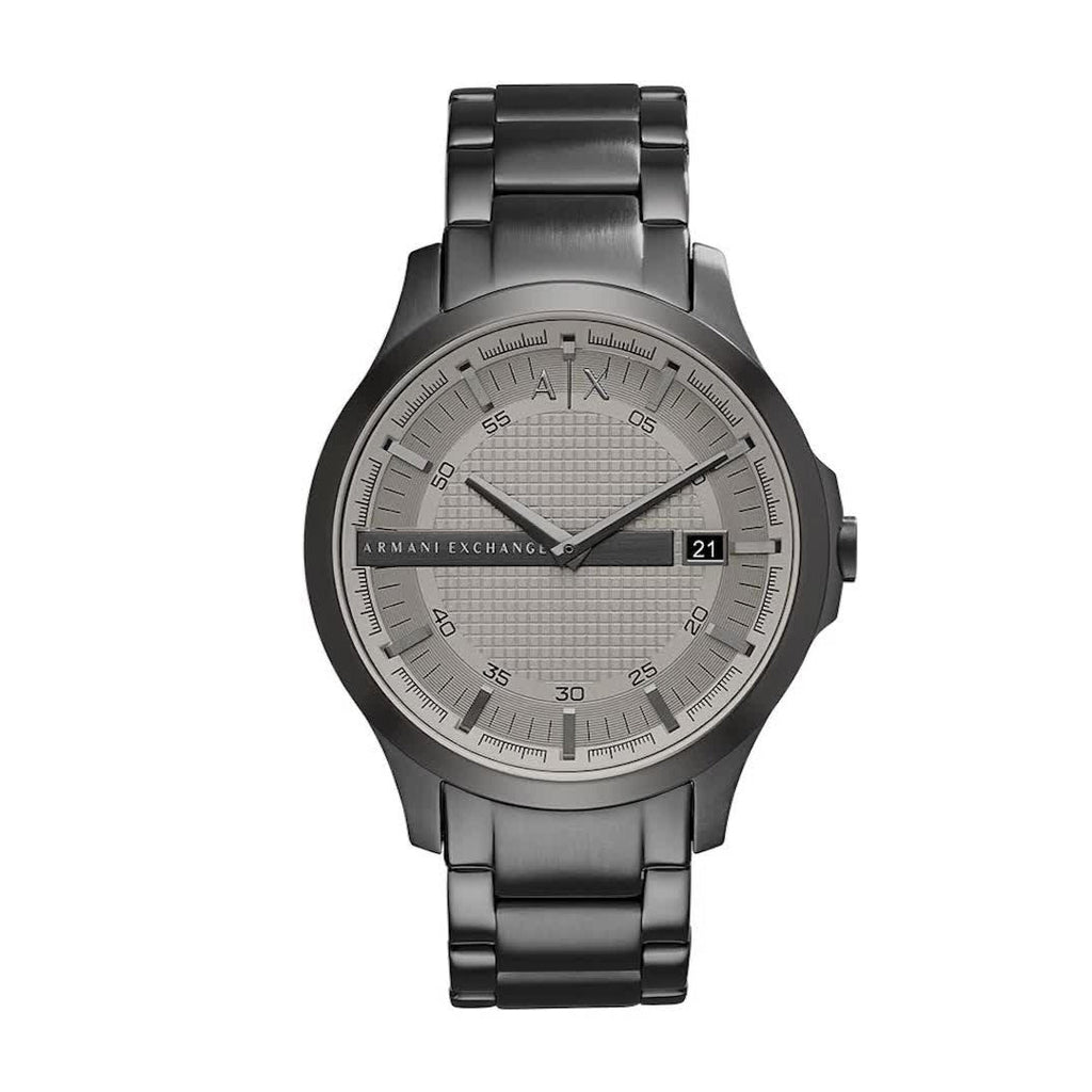 Armani Exchange Hampton Chronograph Grey Dial Grey Steel Strap Watch For Men - AX2194 Buy Now By Armani Exchange