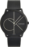 Calvin Klein Minimal Black Dial Black Mesh Bracelet Watch for Men - K3M5145X Buy Now By Calvin Klein