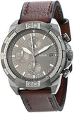 Fossil Bronson Chronograph Grey Dial Brown Leather Strap Watch for Men - FS5855 Buy Now By Fossil