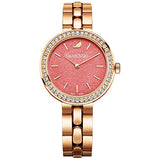 Swarovski Daytime Quartz Coral Dial Rose Gold Steel Strap Watch for Women - 5182250 Buy Now By Swarovski