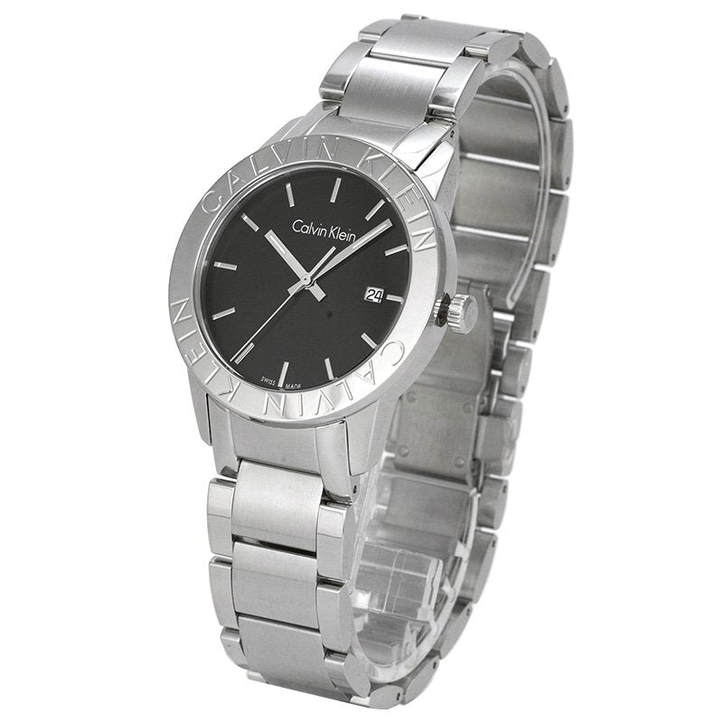 Calvin Klein City Black Dial Silver Steel Strap Watch for Men - K7Q21141 Buy Now By Calvin Klein