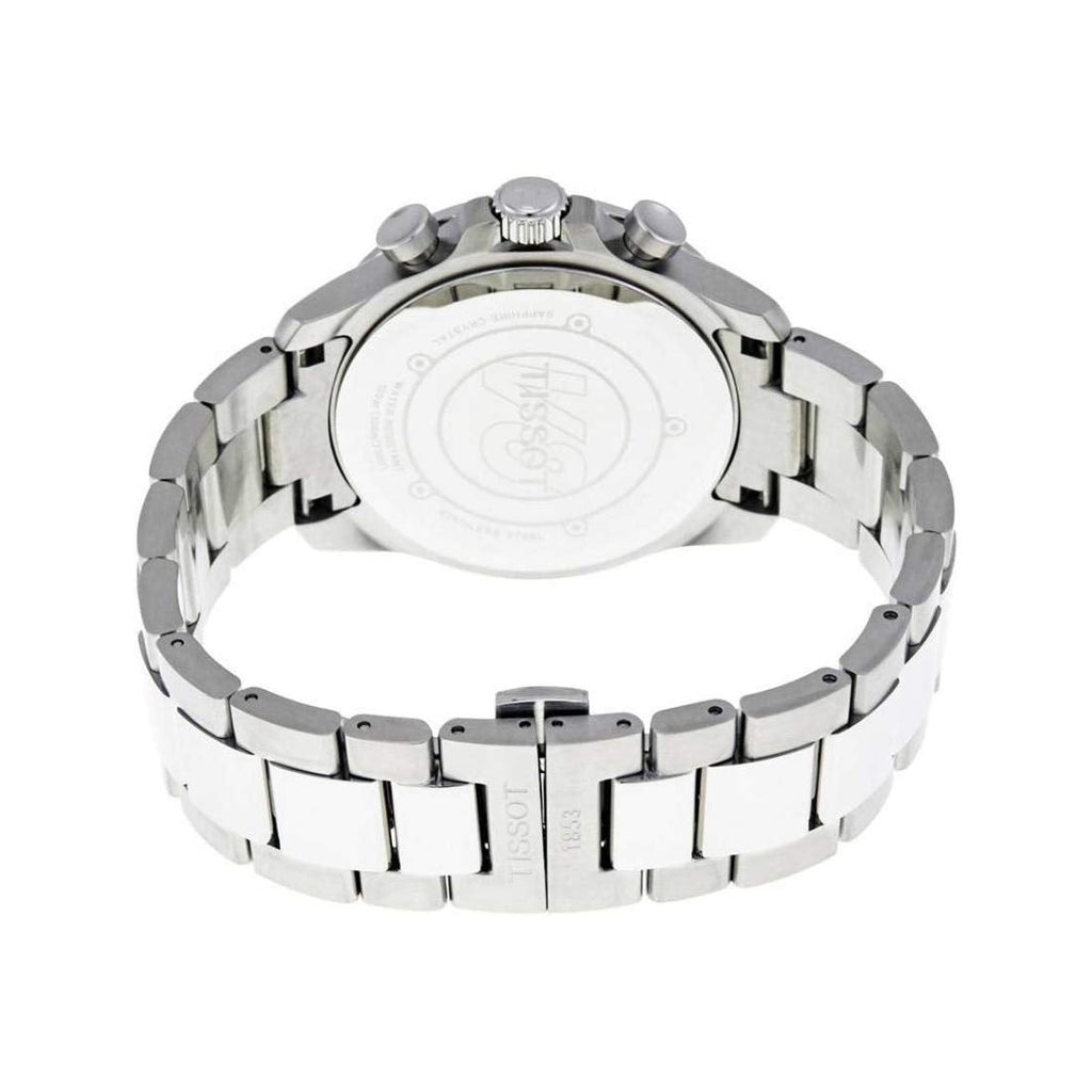 Tissot V8 Quartz T Sport Chronograph White Dial Silver Steel Strap Watch For Men - T106.417.11.031.00 Buy Now By Tissot