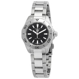 Tag Heuer Aquaracer Professional 200 Quartz Black Dial Silver Steel Strap Watch for Women - WBP1410.BA0622 Buy Now By Tag Heuer