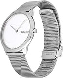 Calvin Klein Minimal Silver Dial Silver Mesh Bracelet Watch for Men - K3M2112Z Buy Now By Calvin Klein