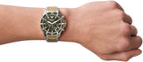 Emporio Armani Diver Chronograph Green Dial Two Tone Steel Strap Watch For Men - AR11361 Buy Now By Emporio Armani