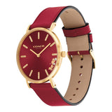 Coach Perry Red Dial Red Leather Strap Watch for Women - 14503852 Buy Now By Coach