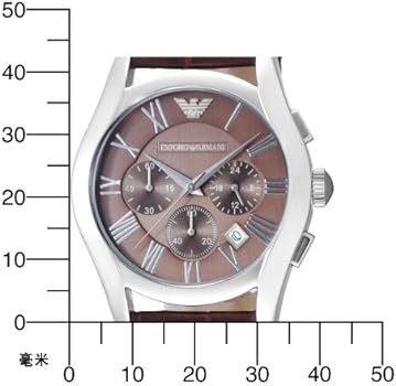 Emporio Armani Valente Chronograph Brown Dial Brown Leather Strap Watch For Men - AR0671 Buy Now By Emporio Armani