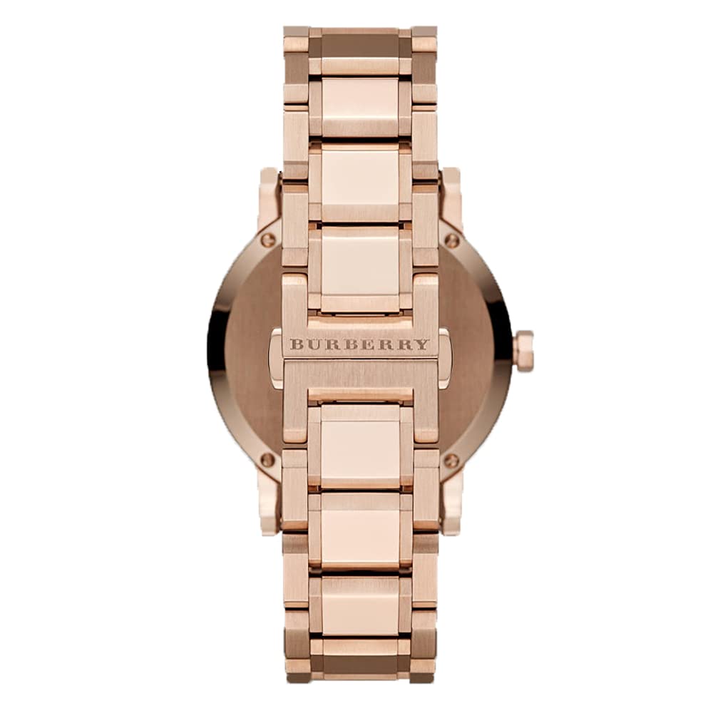 Burberry The City Light Brown Dial Rose Gold Steel Strap Watch for Women - BU9005 Buy Now By Burberry