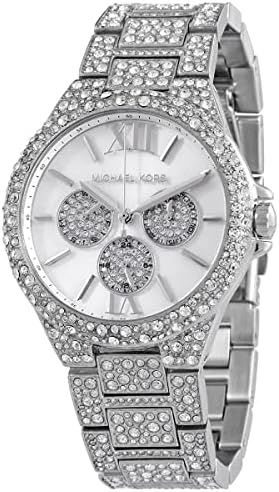 Michael Kors Camille Multifunction Crystals Silver Dial Silver Steel Strap Watch for Women - MK6957 Buy Now By Michael Kors