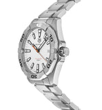 Tag Heuer Aquaracer Quartz White Dial Silver Steel Strap Watch for Men - WBD1111.BA0928 Buy Now By Tag Heuer