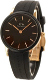 Daniel Wellington Iconic Motion Black Dial Black Rubber Strap Watch For Men - DW00100425 Buy Now By Daniel Wellington