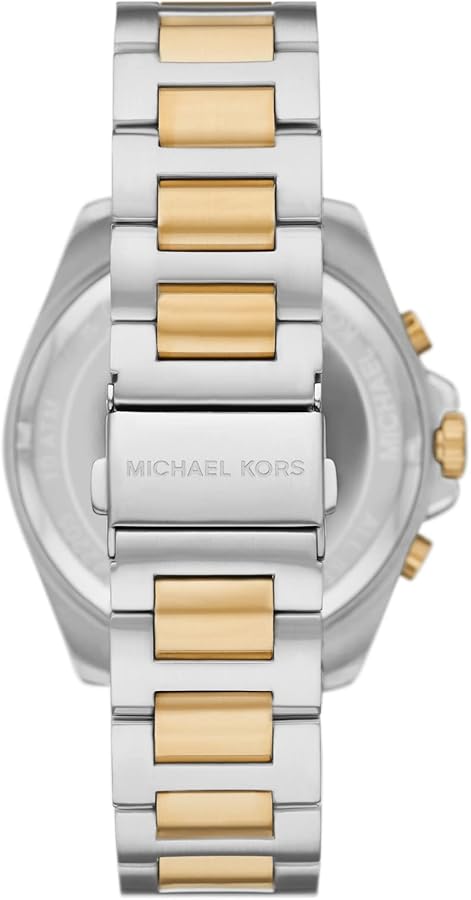 Michael Kors Brecken Chronograph White Dial Two Tone Steel Strap Watch For Men - MK9064 Buy Now By Michael Kors