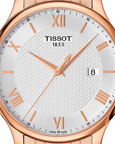 Tissot T Classic Tradition White Dial Rose Gold Steel Strap Watch For Women - T063.610.33.038.00 Buy Now By Tissot