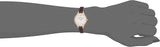 Emporio Armani Aurora Mother of Pearl White Dial Brown Leather Strap Watch For Women - AR11057 Buy Now By Emporio Armani