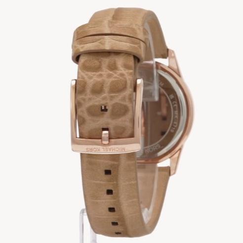 Michael Kors Mini Everest Crystals White Dial Brown Leather Strap Watch for Women - MK4719 Buy Now By Michael Kors