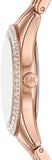 Michael Kors Harlowe Three-Hand Rose Gold Dial Rose Gold Steel Strap Watch for Women - MK4845 Buy Now By Michael Kors
