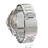 Diesel Mega Chief Chronograph Blue Dial Silver Steel Strap Watch For Men - DZ4417 Buy Now By Diesel