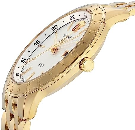 Versace Univers Quartz White Dial Gold Steel Strap Watch for Men - VEBK00518 Buy Now By Versace
