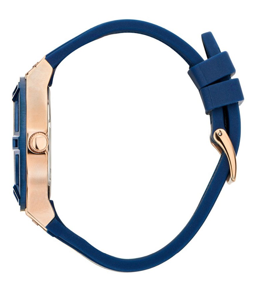 Guess Jet Setter Analog Quartz Blue Dial Blue Rubber Strap Watch For Women - W0571L1 Buy Now By Guess