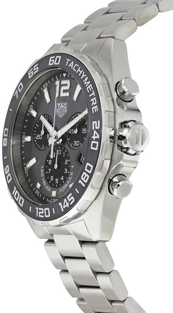 Tag Heuer Formula 1 Anthracite Dial Silver Steel Strap Watch for Men - CAZ1011.BA0842 Buy Now By Tag Heuer